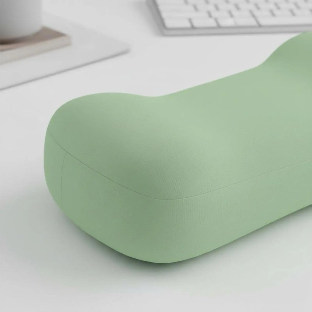 Ice Silk Office Nap Pillow with Curved Memory Foam Desk Design | Curved Desk Nap Pillow | Nap Pillows
