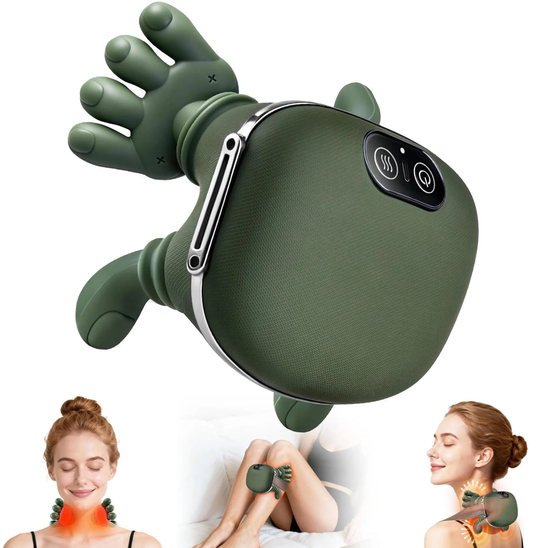 Deep Kneading Massager for Neck and Shoulders | Hands-Free Neck and Shoulder Kneading | Massagers