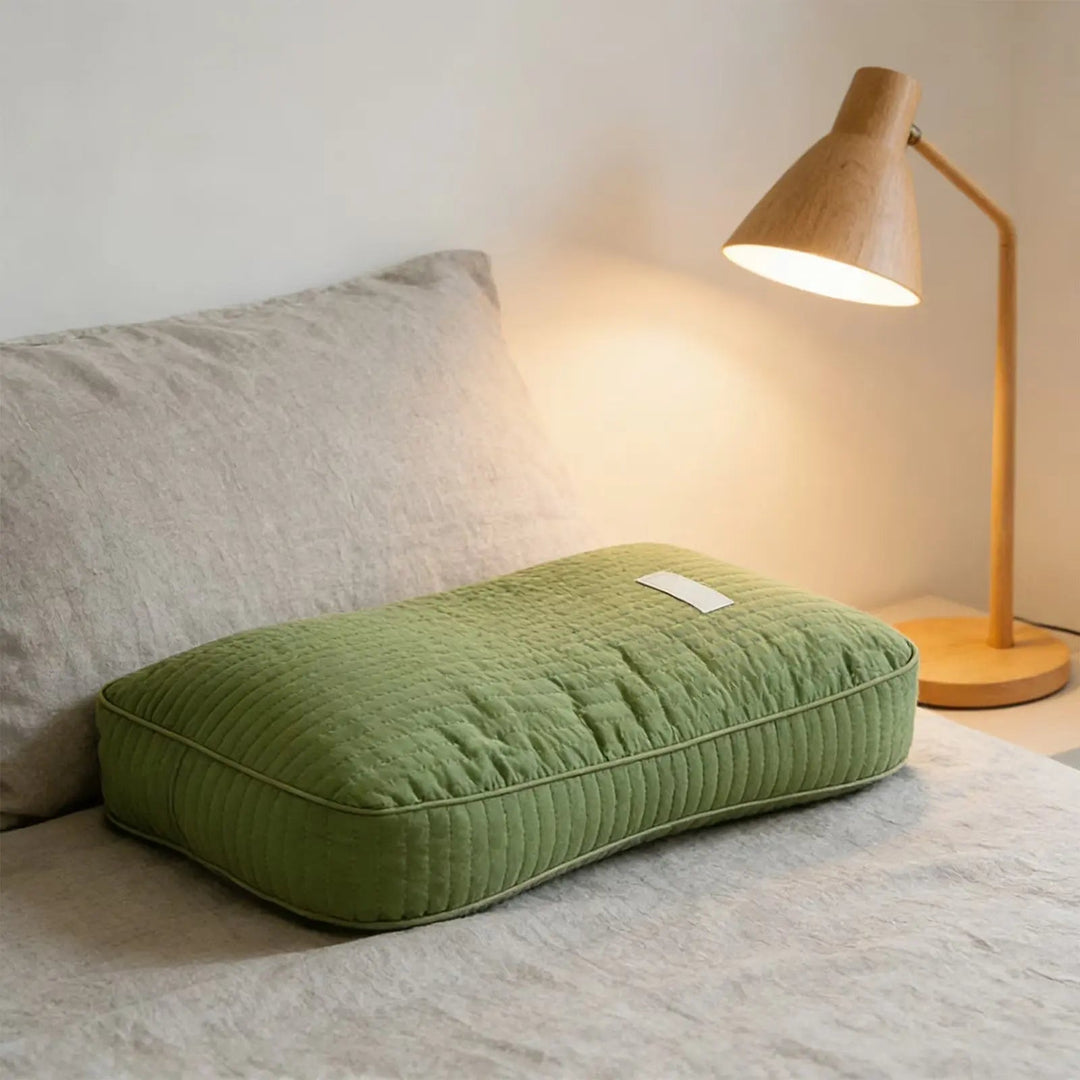 Adjustable Buckwheat Hull Pillow with Firm Fill for Naps and Home | Firm Adjustable Buckwheat Pillow | Bed Pillows