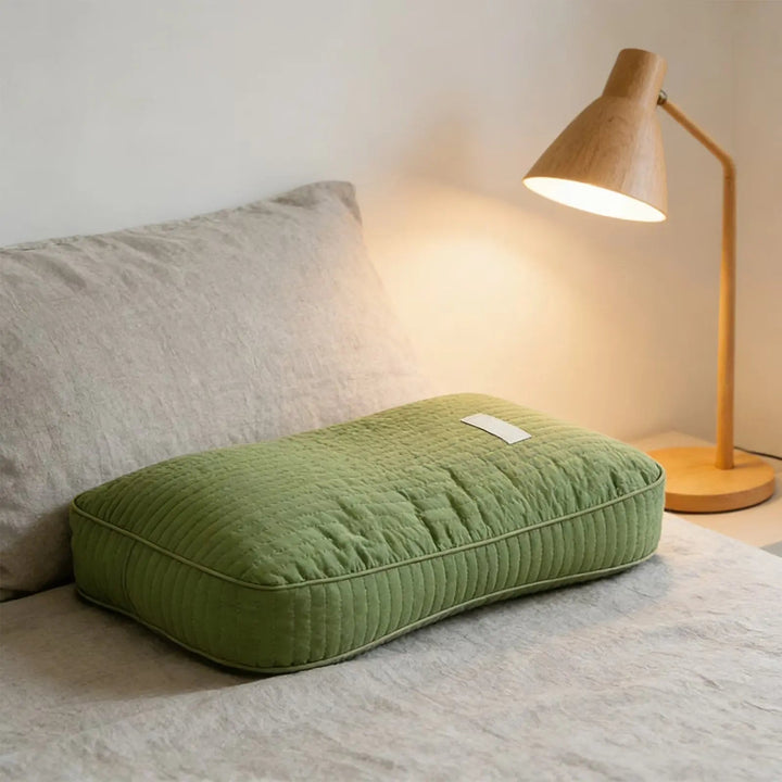 Adjustable Buckwheat Hull Pillow with Firm Fill for Naps and Home | Firm Adjustable Buckwheat Pillow | Bed Pillows