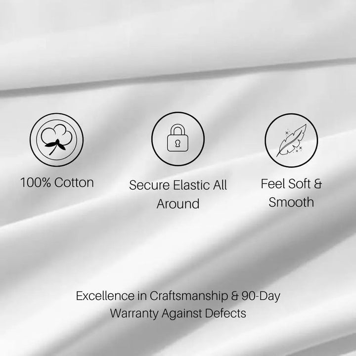 4 Piece Microfiber Sheet Set with Ruched Edge and Deep Pocket Fit | Ruched Edge Microfiber Sheet Set | Sheet Sets