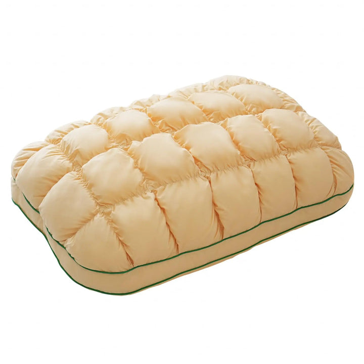 Fluffy Puff Pillow with Soft Rebound Cotton Fill for Adult Sleep | Fluffy Neck Comfort that Bounces Back | Bed Pillows