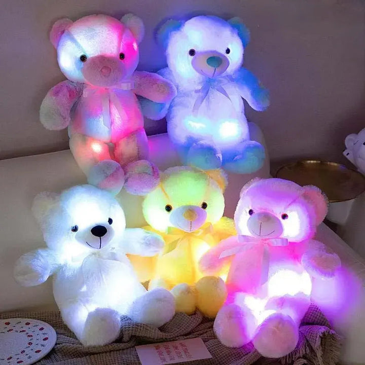 Teddy Bear LED Glowing Plush Toy with Color-Changing Light | Soft Teddy with a Colourful Glow | Plush Toys