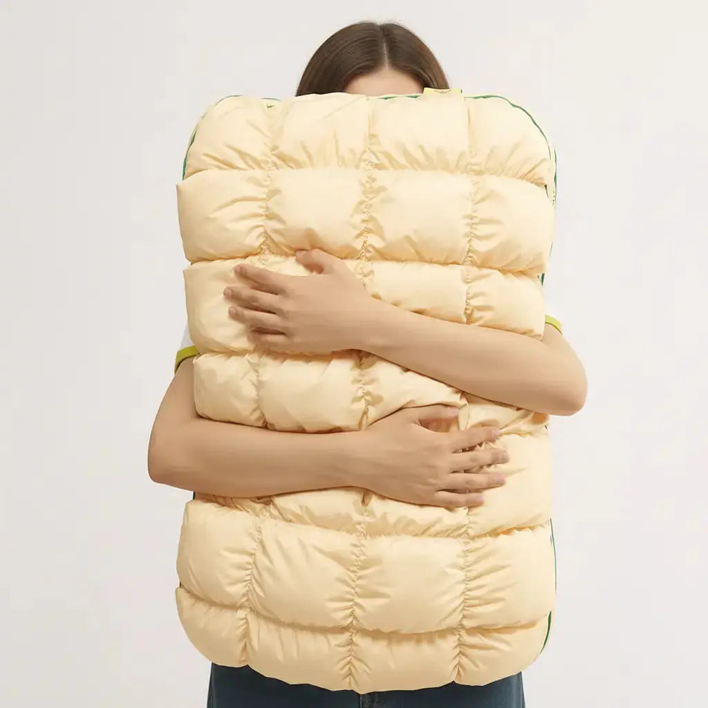 Rebound Puff Bed Pillow with Breathable Cotton Cover | Fluffy Pillow That Keeps Its Height | Bed Pillows
