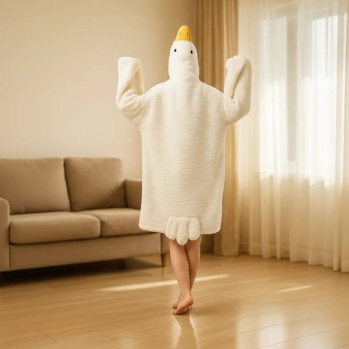 Oversized Hooded Fleece Robe for Cozy Winter Homewear | Warm Cozy Mornings at Home | Robes