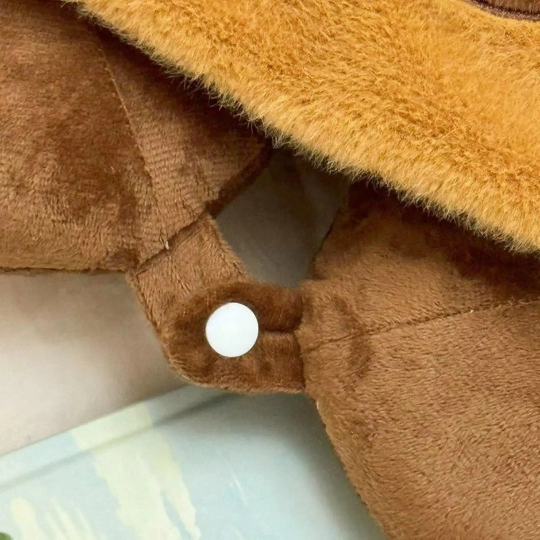 Hooded Capybara Travel Pillow with Plush Character Hood | Cuddly Hood and Neck Support | Travel Pillows