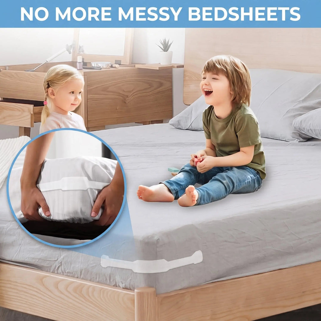 Non-Slip Adjustable Bed Sheet Gripper Straps, Set of 4 | Keep Sheets Tight and Smooth | Bedding Accessories