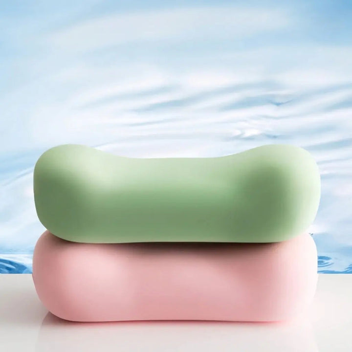 Ice Silk Office Nap Pillow with Curved Memory Foam Desk Design | Curved Desk Nap Pillow | Nap Pillows