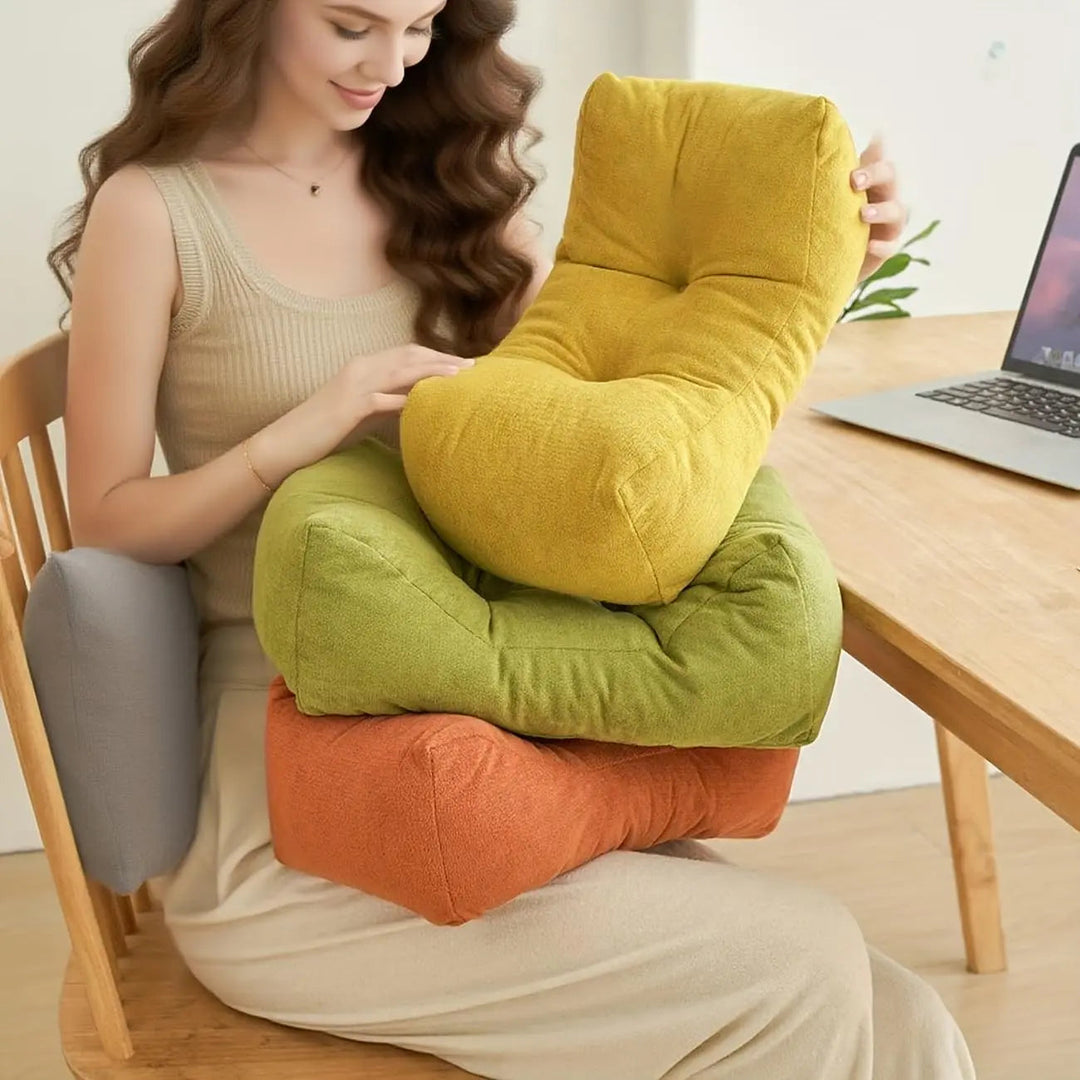Ergonomic Posture Support Lumbar Cushion for Chair and Car | Lower Back Support for Long Sits | Lumbar Cushions
