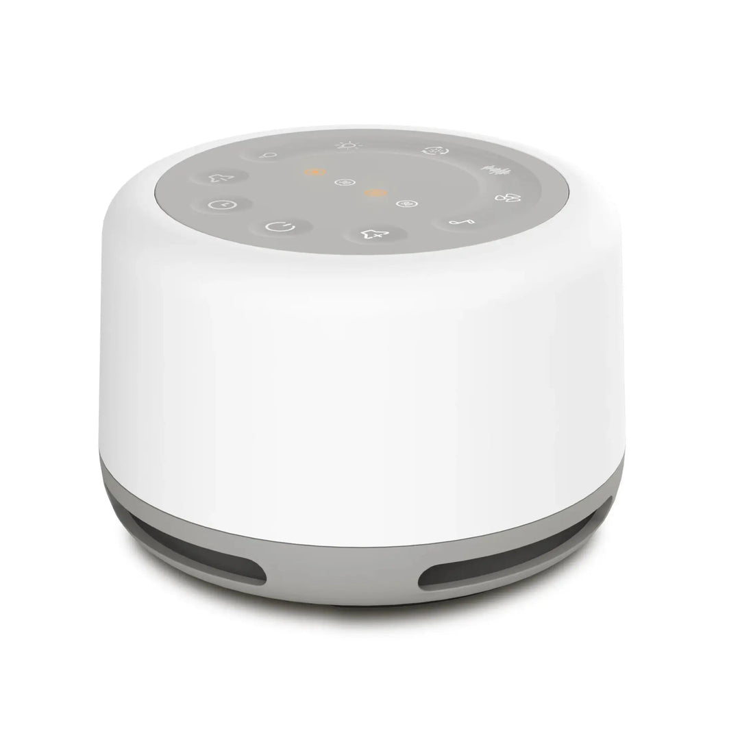 Portable White Noise Machine with RGB Night Light, USB Rechargeable | Calming Sound and Soft Light | White Noise Machines