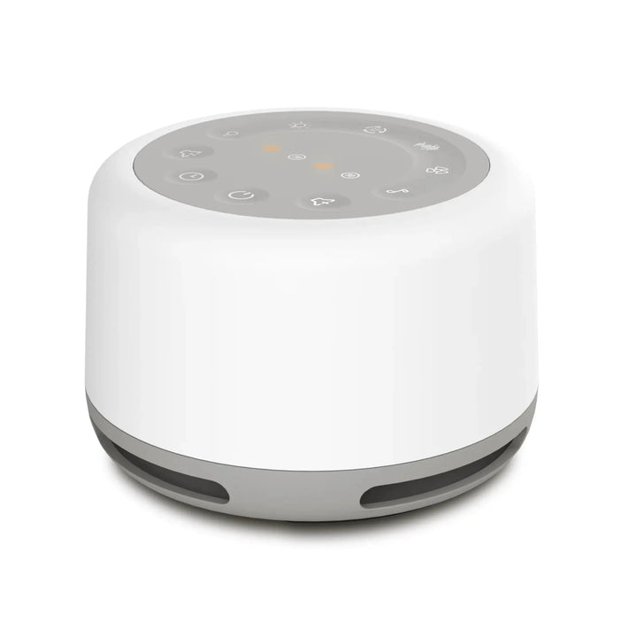 Portable White Noise Machine with RGB Night Light, USB Rechargeable | Calming Sound and Soft Light | White Noise Machines