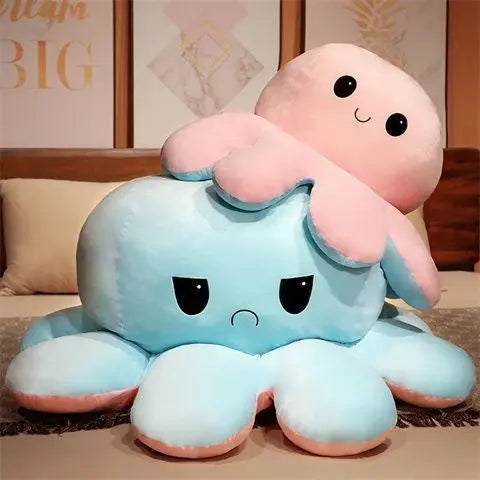 Giant Octopus Plush Pillow, Oversized Soft Cuddle Cushion | Oversized Octopus for Big Hugs | Plush Pillows