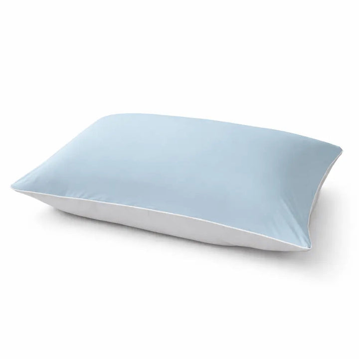 Reversible Pillowcase Set with Cooling and Cotton Sides, 2 Pieces | Reversible Cooling Cotton Pillowcases | Pillowcases