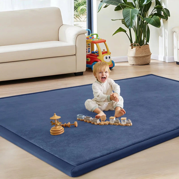 Thick Foam Baby Play Mat for Nursery, Playroom and Living Room | Thick Foam Play Mat for Floors | Play Mats