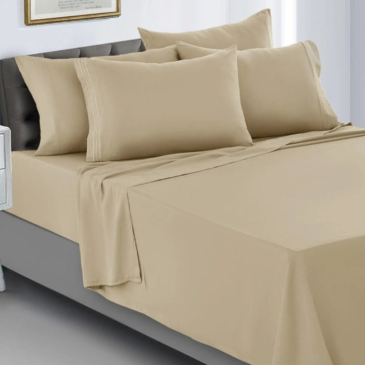 Soft Brushed Deep Pocket Sheet Set 4 Piece in Five Colors | Soft Everyday Sheet Set | Bedding Sets