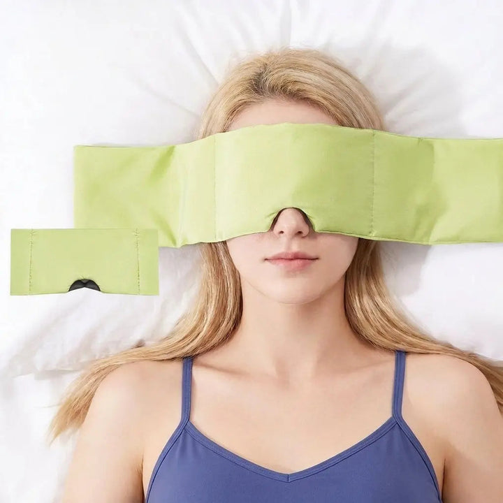 Light Blocking Weighted Sleep Mask with Dual-Sided Cooling and Plush Fabric | Weighted Light Blocking Sleep Mask | Sleep Masks