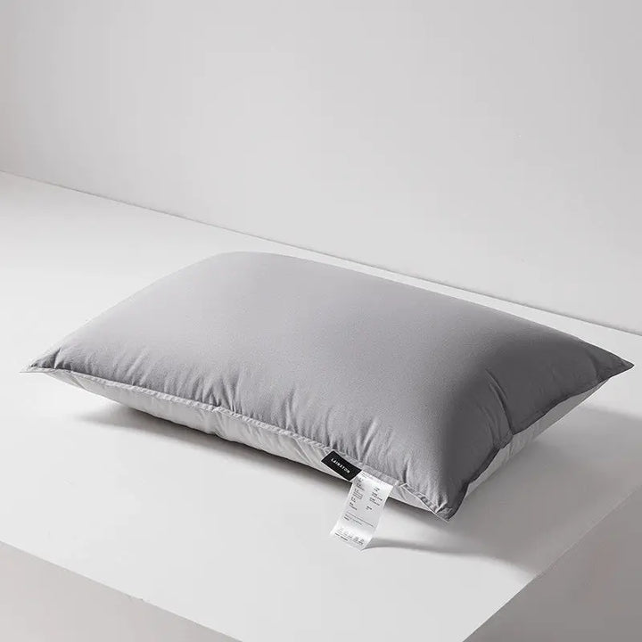 Rectangular Medium Support Cotton Pillow with Polyester Fiber Filling | Medium Support Cotton Bed Pillow | Bed Pillows