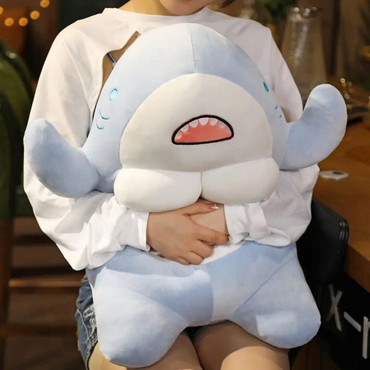 Muscle Shark Plush Toy, Soft Stuffed Ocean Animal for Kids | Funny Muscle Shark to Cuddle | Plush Toys
