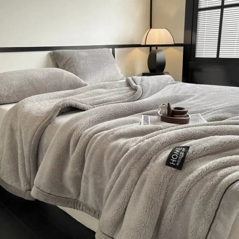 Soft Fluffy Fleece Throw Blanket for Sofa, Naps and Shawl Use | Fluffy Fleece for Cosy Lounging | Throw Blankets