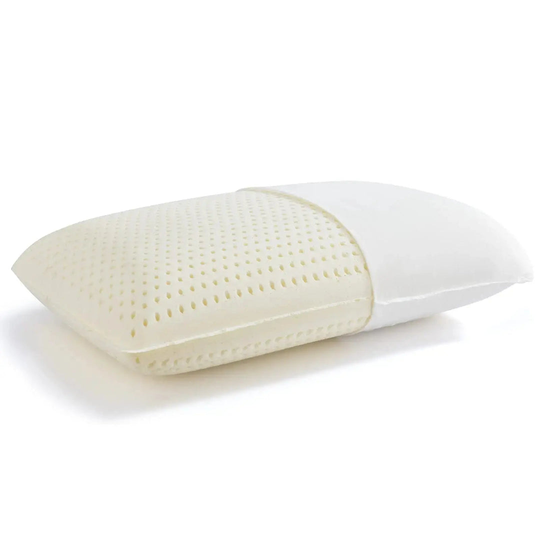 Orthopedic Contour Natural Latex Pillow for Side and Back Sleepers | Springy Latex Neck Comfort | Bed Pillows