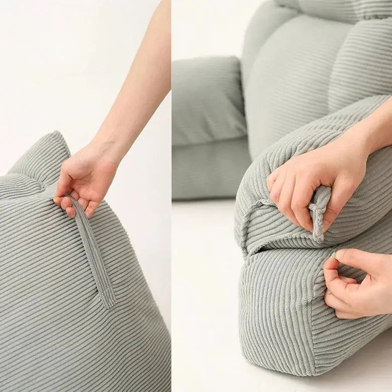 Memory Foam Bed Lounge Pillow with Arms for Reading and Gaming | Supported Sitting in Bed | Wedge Pillows