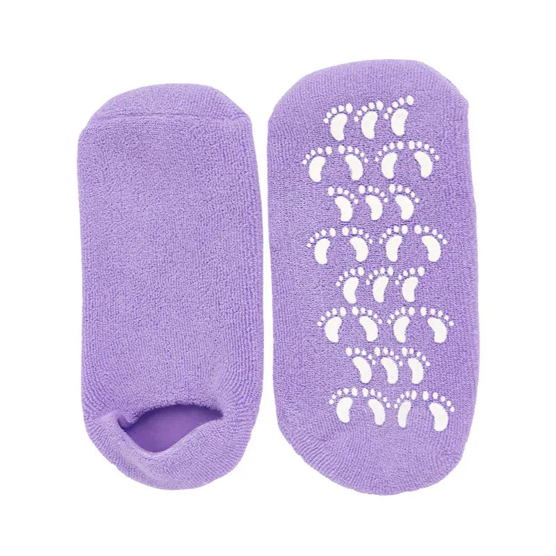 Moisturising Silicone Gel Spa Socks for Dry Feet, 1 Pair | Soft Feet with Spa Gel Care | Spa Socks