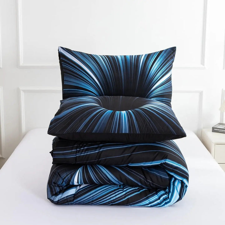 3D Printed Duvet Cover Set in Soft Polyester for Single, Twin, Double | Eye-Catching 3D Print Bedding | Duvet Cover Sets