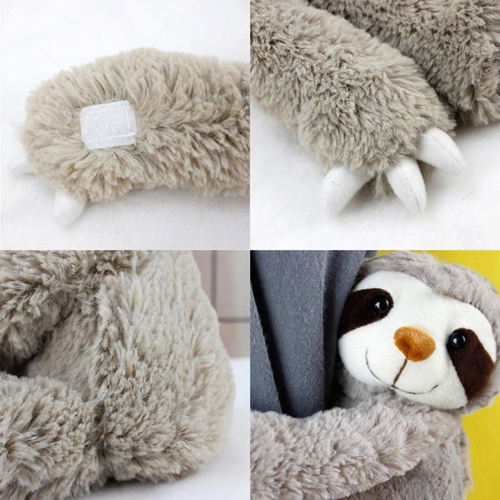 Lazy Hug Sloth Plush Pillow, Soft Animal for Cuddling and Decor | Sleepy Sloth to Hug Tight | Plush Pillows