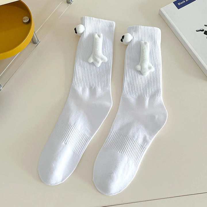 Magnetic Hand-in-Hand Couple Socks, Funny Matching Cartoon Pair | Fun Matching Socks for Couples | Socks