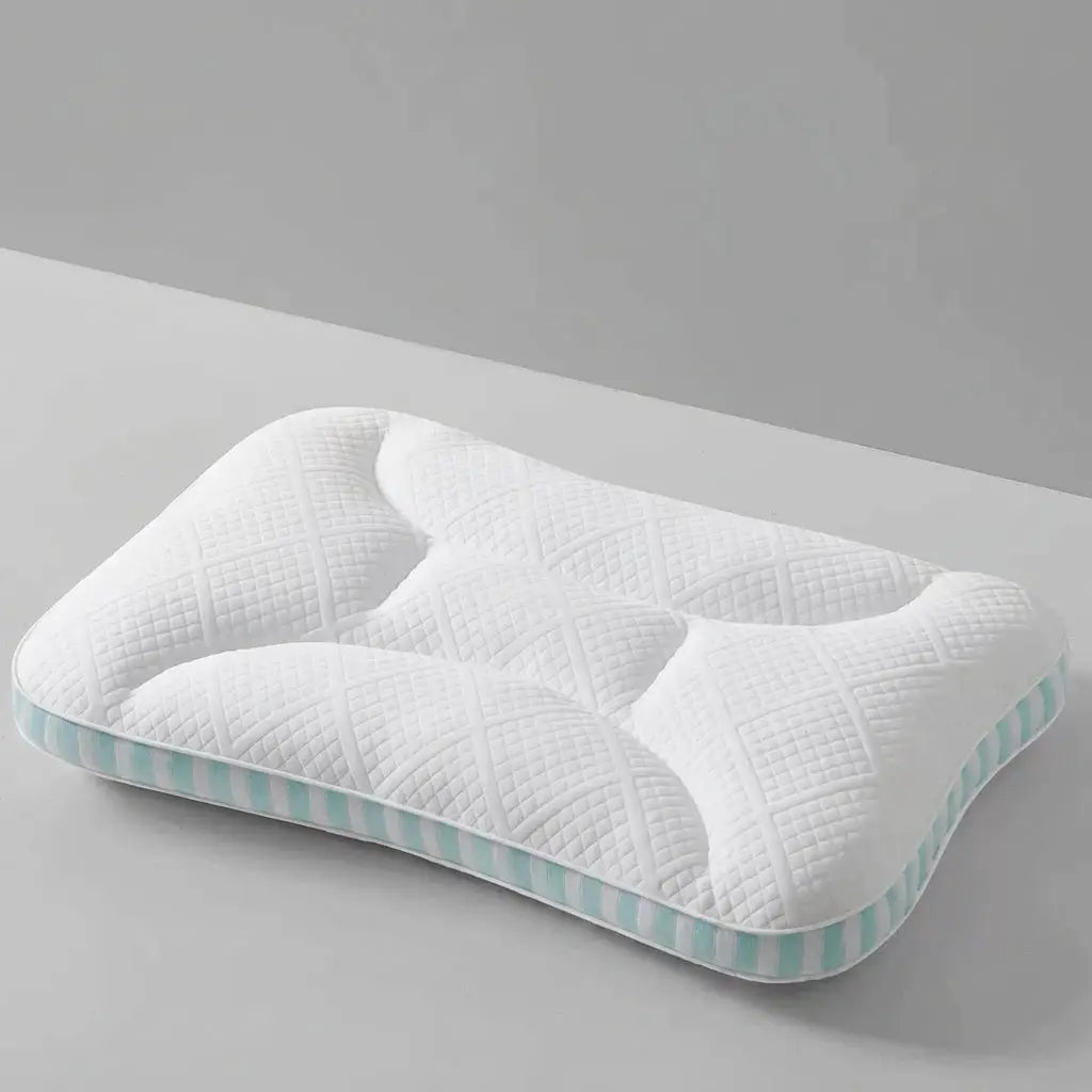 Medium Support Polyester Fiber Pillow with Quilted Cover for Bedroom | Medium Quilted Pillow, Three Heights | Bed Pillows