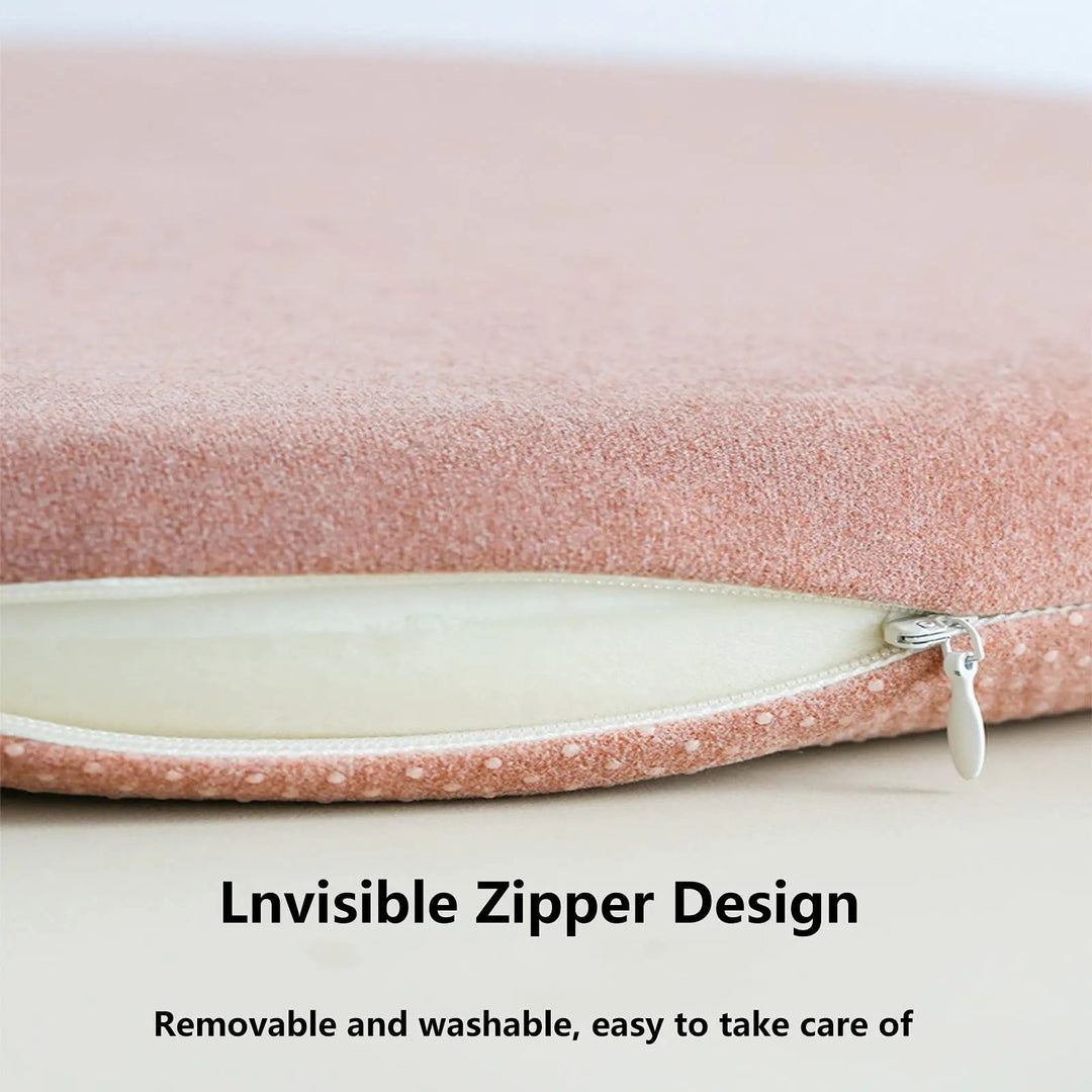 Round Memory Foam Chair Pad with Non-Slip Base for Stools and Office | Round Non-Slip Memory Foam Pad | Seat Cushions