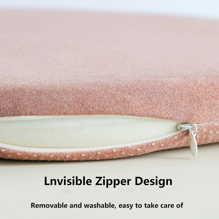 Round Memory Foam Chair Pad with Non-Slip Base for Stools and Office | Round Non-Slip Memory Foam Pad | Seat Cushions