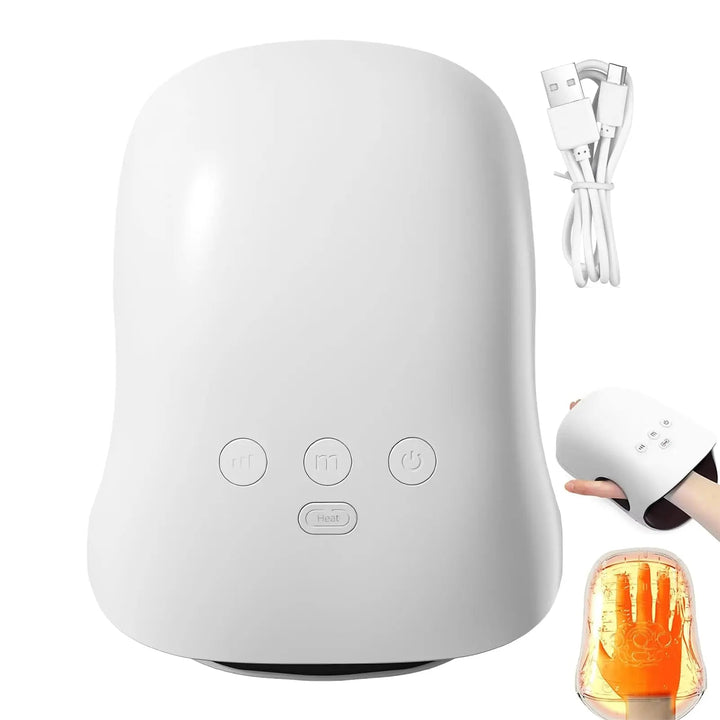 Cordless Electric Hand Massager with Heat, Air Compression and Vibration | Heated Hand Massager with 3 Modes | Hand Massagers