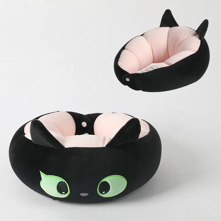 Kids Hooded Travel Pillow with Memory Foam and Reversible Cooling Fabric | Kids Hooded Travel Pillow | Travel Pillows