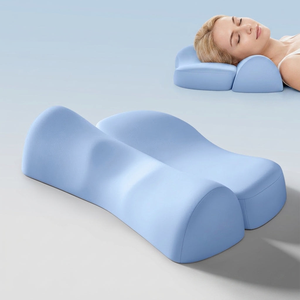 Zoned Contour Pillow for Neck Comfort for Side and Back Sleepers | Right Zone for Your Neck | Bed Pillows