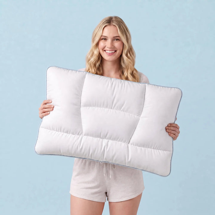 Adapt Support Pillow with 5-Zone Ergonomic Design for Side and Back Sleepers | 5-Zone Adaptable Support Pillow | Bed Pillows