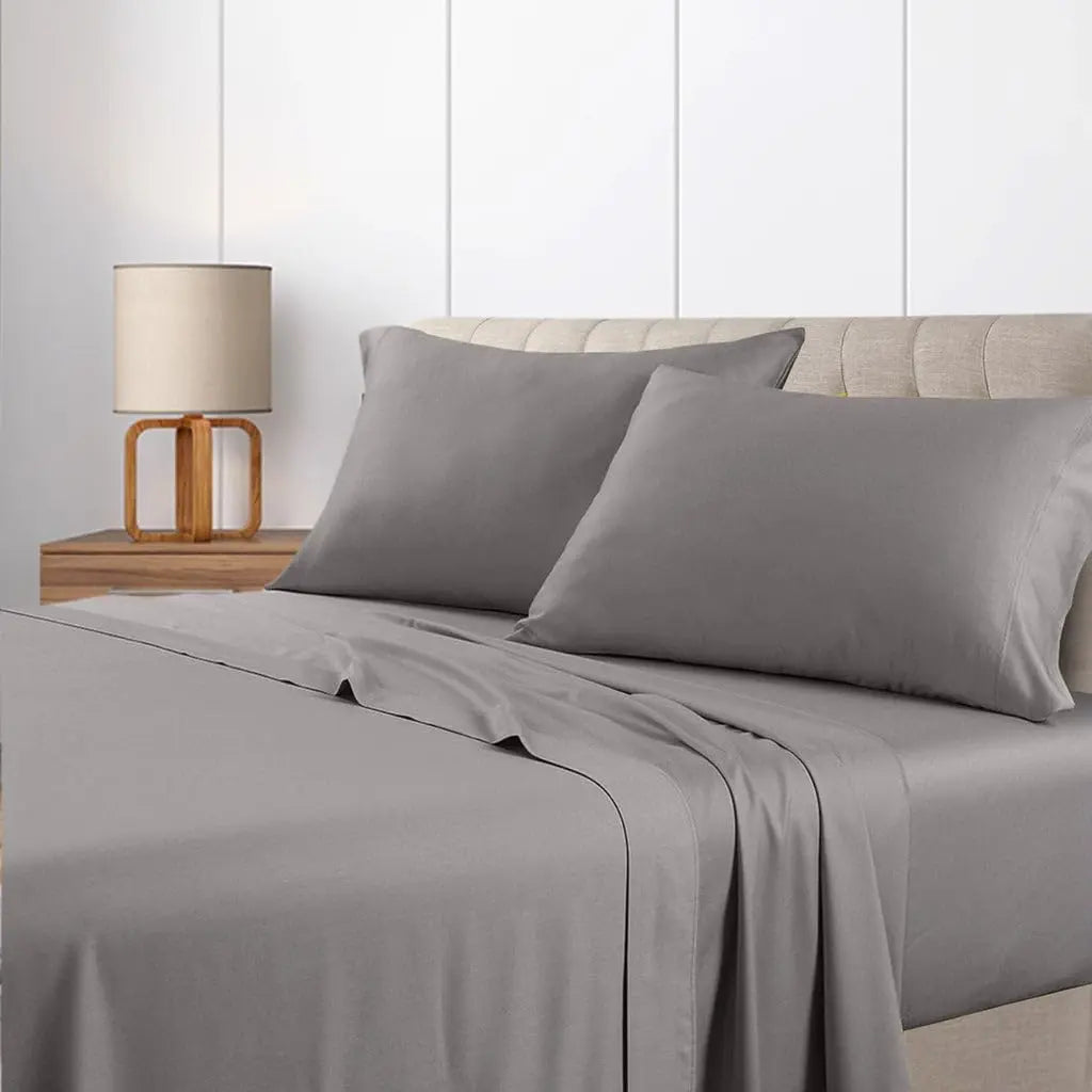 Coordinated Microfiber Sheet Set with Deep Pockets and Pillowcases | Matching Microfiber Sheets | Bedding Sets