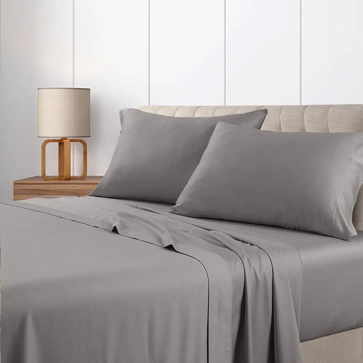Coordinated Microfiber Sheet Set with Deep Pockets and Pillowcases | Matching Microfiber Sheets | Bedding Sets