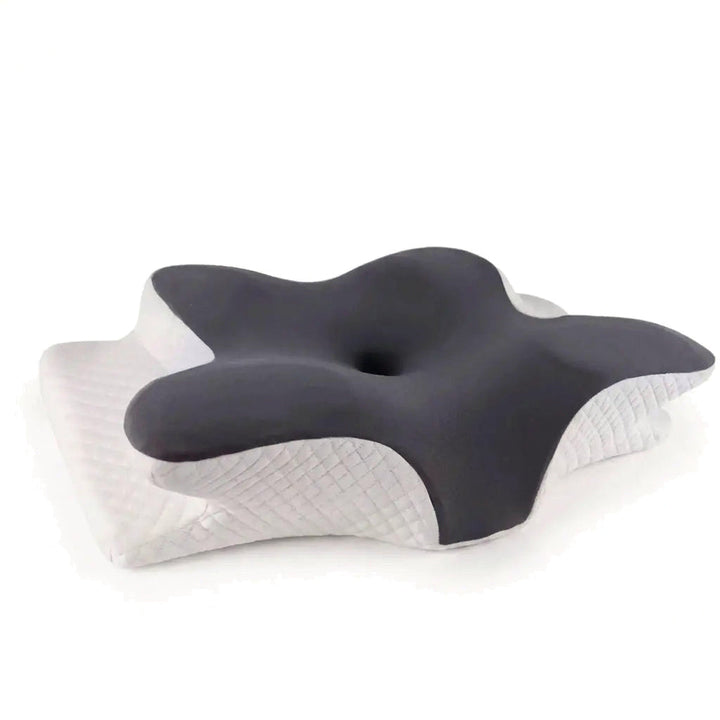 High Loft Memory Foam Contour Pillow with Breathable Cooling Cover | Extra Height for Steady Alignment | Bed Pillows