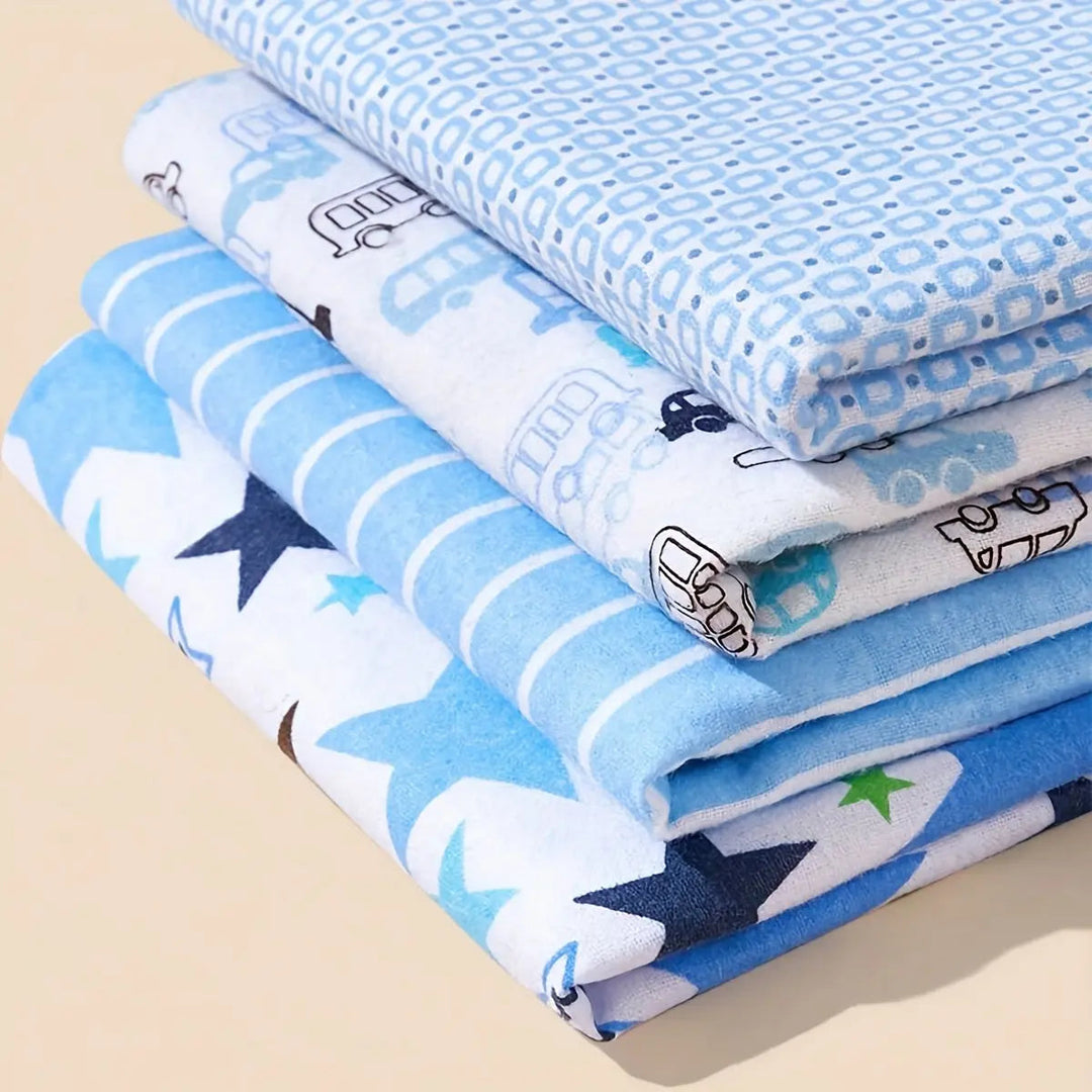 Soft Cotton Muslin Baby Swaddle Blanket Set in Breathable Weave | Breathable Muslin for Nursery Use | Baby Blankets