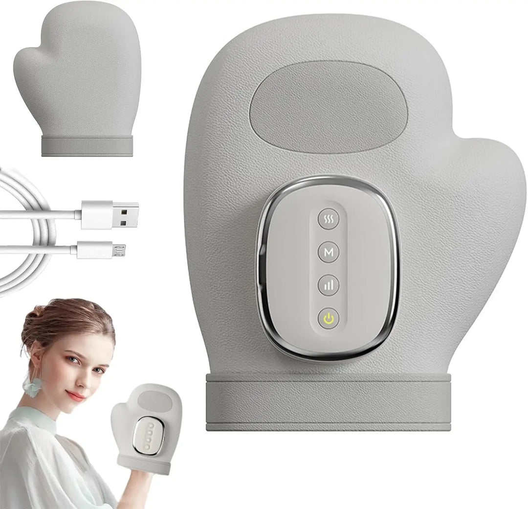 Cordless Hand Massager with Heat and Compression, 5 Intensity Levels | Heat and Compression for Hands | Hand Massagers