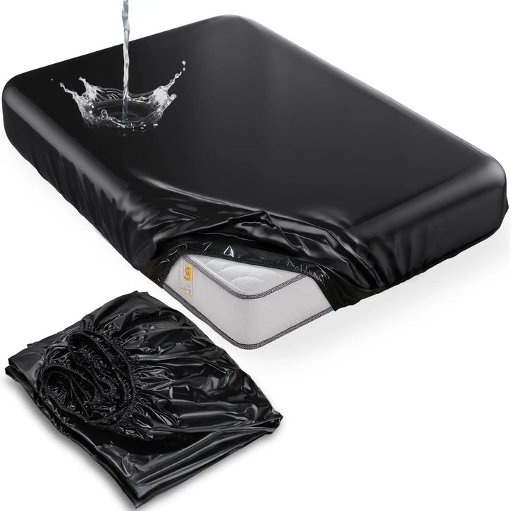 100% Waterproof PVC Bed Cover with Wipe-Clean Surface | Wipe-Clean Waterproof Mattress Cover | Mattress Protectors