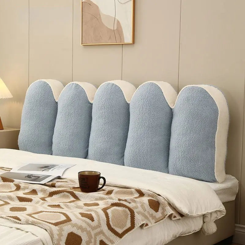 U-Shaped Petal Reading Cushion with Wrap-Around Arms | Hold-You-Up Bed Reading Support | Reading Pillows