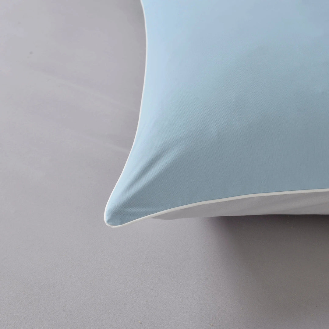 Reversible Pillowcase Set with Cooling and Cotton Sides, 2 Pieces | Reversible Cooling Cotton Pillowcases | Pillowcases