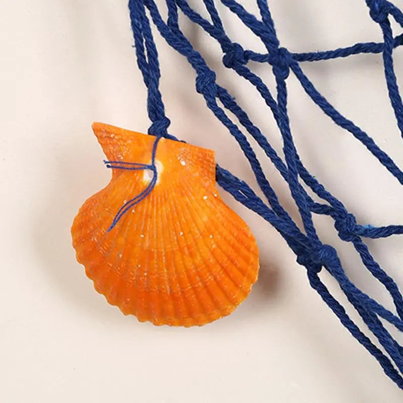 Handwoven Fishing Net Wall Decor with Knotted Rope Texture | Large-Scale Woven Wall Art | Wall Decor