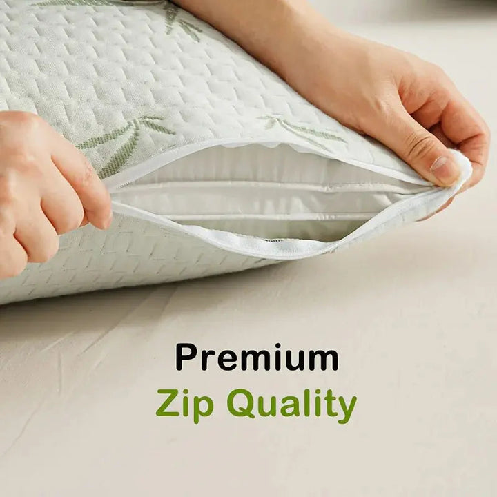 Natural Latex Pillow with Orthopedic Contour for Neck Support, 60x40x12cm | Neck Support for Restful Nights | Bed Pillows