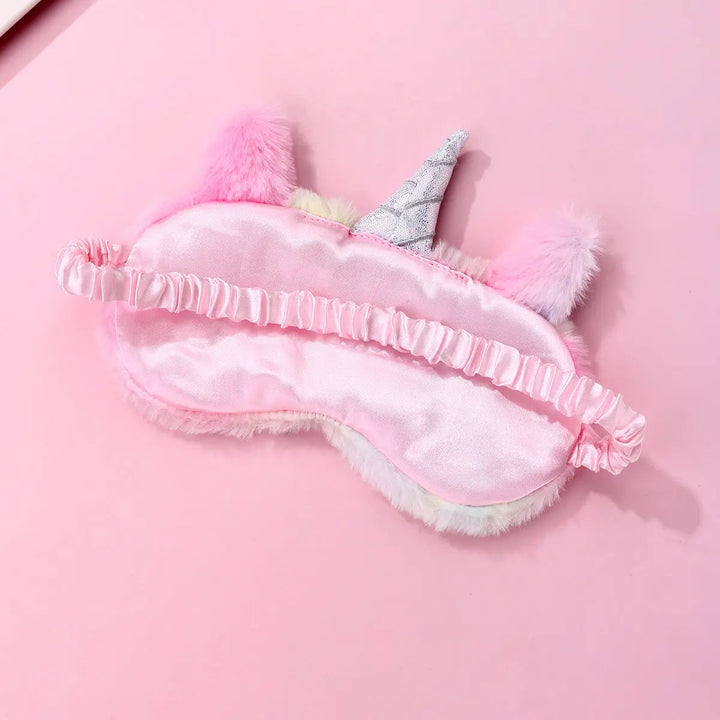 Cute Unicorn Sleep Mask with Stretchy Band for Kids Travel and Naps | Cute Kids Sleep Mask | Sleep Masks