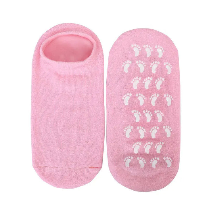 Moisturising Silicone Gel Spa Socks for Dry Feet, 1 Pair | Soft Feet with Spa Gel Care | Spa Socks