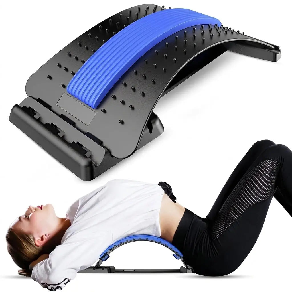 Adjustable Back Stretcher Board with 3 Arch Levels and Foam Strip | Gentle Arch for Daily Stretching | Back Stretchers