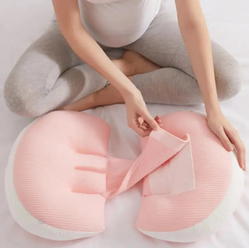 U-Shaped Cotton Maternity Support Pillow for Pregnancy and Nursing | U-Shaped Maternity Support Pillow | Maternity Pillows